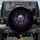 Dark Spectral Menacing Furry Skull Glowing Purple Eyes - Gothic Fantasy Decor Gift Spare Tire Cover - 1