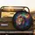 Detailed Lion Face Rainbow Mane Blue Purple Green Flowing Patterns Cosmic Black - Wildlife Lover Gift Spare Tire Cover - 2