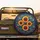 Sunflowers Mandala Foliage Concentric Dots Cosmic Tapestry - Outdoor Vehicle Decor Gift Spare Tire Cover - 2