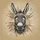 Surprised Shaggy Donkey Head Charcoal Fur Muted Earth Tones - Farmhouse Car Decor Gift Spare Tire Cover - 6
