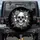 Detailed Human Skulls Blooming Flowers Leaves Tendrils - Deep Black Background Car Decor Gift Spare Tire Cover - 1
