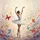 Tutu Ballerina Pointe Dance Confetti Butterflies - Car Decor Gift Spare Tire Cover - 6