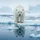 Powerful Arctic White Polar Bear Reflection Majestic Iceberg Scene - Wildlife Lover Gift Spare Tire Cover - 6