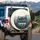 Class C Motorhome Forest Mountains Happy Camping - RV Lifestyle Camping Adventure Gift Spare Tire Cover - 3