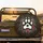 Bear Paw Claw Print Roses Berries Damask - Off-Roading Camping Adventure Gift Spare Tire Cover - 2