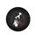 Black White Spaniel Dog Red Feather - Pet Lover Automotive Gift Spare Tire Cover - 4