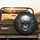 Realistic Skull Sunglasses Chains - Dark Industrial Car Decor Spare Tire Cover - 2