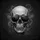 Realistic Skull Sunglasses Chains - Dark Industrial Car Decor Spare Tire Cover - 6