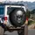 Realistic Skull Sunglasses Chains - Dark Industrial Car Decor Spare Tire Cover - 3