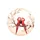 Red White Parakeets Cherry Blossoms - Wildlife Lover Car Decor Gift for Bird Lovers Spare Tire Cover - 4