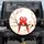 Red White Parakeets Cherry Blossoms - Wildlife Lover Car Decor Gift for Bird Lovers Spare Tire Cover - 1