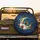 Monarch Butterfly Golden Moon Wildflowers - Starry Night Nature Lover Gift Spare Tire Cover - 2