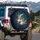Monarch Butterfly Golden Moon Wildflowers - Starry Night Nature Lover Gift Spare Tire Cover - 3