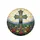 Stained Glass Christian Cross Wildflower Landscape - Christian Faith Gift Spare Tire Cover - 4