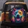 Close-up Pitbull Dog Portrait - Pitbull Lover Gift, Everyday Car Decor for Dog Owners Spare Tire Cover - 5