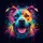 Close-up Pitbull Dog Portrait - Pitbull Lover Gift, Everyday Car Decor for Dog Owners Spare Tire Cover - 6