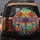 Stained Glass Dragonfly Floral Ethereal - Nature Lover Gift Spare Tire Cover - 5