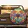 Stained Glass Dragonfly Floral Ethereal - Nature Lover Gift Spare Tire Cover - 2