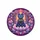 Sapphire Cat Lotus Mandala Boho Lifestyle Gift for Cat Lover Spare Tire Cover - 4