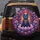 Sapphire Cat Lotus Mandala Boho Lifestyle Gift for Cat Lover Spare Tire Cover - 5