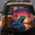 Blue Iguana Red Accents Tropical Sunset Towering Palms Lush Jungle - Wildlife Lover Gift Spare Tire Cover - 5