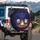 Startled Marshmallow Campfire Night Sky Pine Forest - Camping Adventure Gift Spare Tire Cover - 3