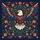 Bald Eagle Wings Spread Folk Art Floral Foliage Blooms Vines Stars Hearts - Gift for Wildlife Lovers Spare Tire Cover - 6