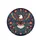 Bald Eagle Wings Spread Folk Art Floral Foliage Blooms Vines Stars Hearts - Gift for Wildlife Lovers Spare Tire Cover - 4