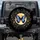 Iridescent Butterfly Full Moon Wildflowers Celestial - Nature Lover Gift Spare Tire Cover - 1