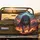 Ferocious Dark Wolf Fiery Volcanic Landscape - Adventure Lover Auto Decor Gift Spare Tire Cover - 2