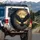 Majestic Owl Golden Moon Tree Branches - Twilight Sky Wildlife Lover Gift Spare Tire Cover - 3