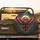 Powerful Majestic Crimson Gold Eagle Art Deco Geometric Tribal - Wildlife Lover Gift Spare Tire Cover - 2