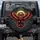 Powerful Majestic Crimson Gold Eagle Art Deco Geometric Tribal - Wildlife Lover Gift Spare Tire Cover - 1