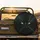 Glowing Green Cat Eyes Lightning - Driving Enthusiast Gift Spare Tire Cover - 2