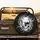 Spiked Skull Starburst Eye - Gothic Grunge Car Accessory Gift Spare Tire Cover - 2