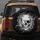 Spiked Skull Starburst Eye - Gothic Grunge Car Accessory Gift Spare Tire Cover - 5
