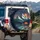 Snowy Mountains Pine Forest Camping Lake Twilight Sun - Travel Essentials Gift for Campers Spare Tire Cover - 3