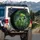 Majestic Parrot Tropical Rainforest Jungle Lush Foliage - Exotic Wildlife Lover Gift Spare Tire Cover - 3