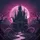 Gothic Castle Purple Tentacles Pink Moon Dark Forest - Dark Fantasy Lover Gift Spare Tire Cover - 6