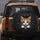Fluffy Calico Kitten Peeking Dark Ripped Opening with Torn Textures - Everyday Cat Lover Gift Spare Tire Cover - 5