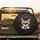 Fluffy Calico Kitten Peeking Dark Ripped Opening with Torn Textures - Everyday Cat Lover Gift Spare Tire Cover - 2