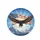 Bald Eagle American Flag Snow Mountains - Independence Day Patriotic Gift Spare Tire Cover - 4