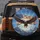 Bald Eagle American Flag Snow Mountains - Independence Day Patriotic Gift Spare Tire Cover - 5