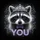 Crowned Raccoon Diamond Tiara Purple Bow Tie YOU - Wildlife Lover Gift Spare Tire Cover - 6