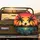 Tropical Palm Trees Volcanic Mountains Sunset Sky - Road Trip Essential Spare Tire Cover - 2