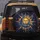 Golden Sun Blue Moon Butterflies Stars Cosmic Night Sky - Celestial Lover Gift Spare Tire Cover - 5