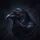 Majestic Black Raven Glowing Red Eyes Dark Mist - Dark Fantasy Car Decor Gift Spare Tire Cover - 6