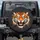 Expressive Orange Tiger Head Goofy Grin Black Stripes - Wild Animal Lover Gift Spare Tire Cover - 1