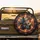 Realistic Rhinoceros Head Pentagram Mystic Symbols - Wildlife & Fantasy Lover Gift Spare Tire Cover - 2