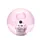 White Cat Pink Glasses Headphones Iridescent Bubbles - Car Decor Gift Spare Tire Cover - 4